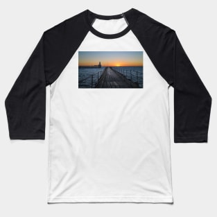 Sunrise over the North Sea - Panorama Baseball T-Shirt